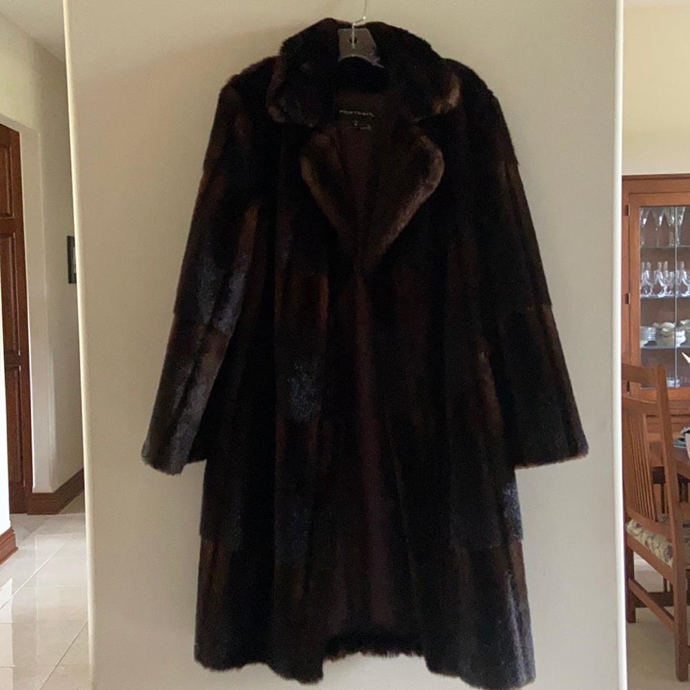 Faux fur coat